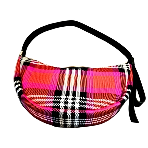 Kate Spade NWOT Plaid Foliage  Shoulder Bag + Matching Plaid wallet Coord Set - Picture 3 of 15